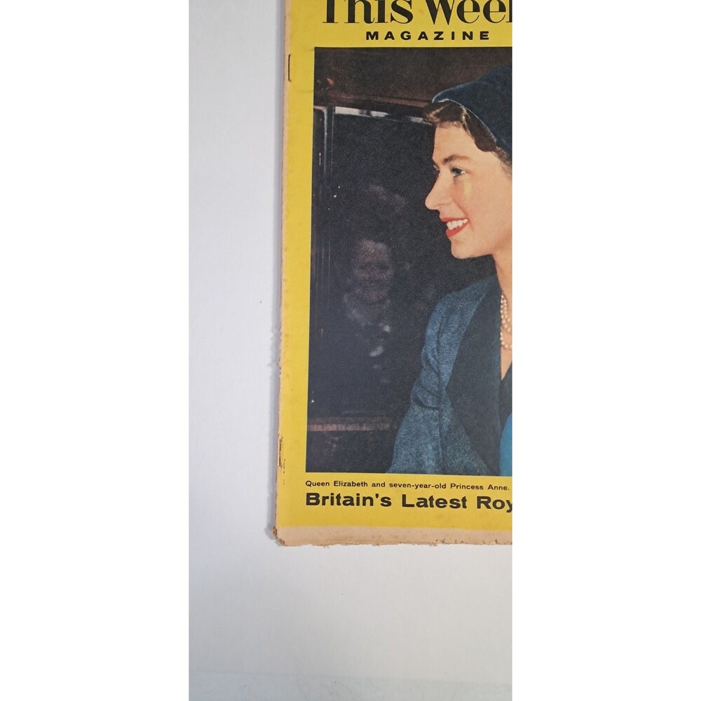 This Week Magazine Minneapolis Sunday Tribune 8/11/57 Queen Elizabeth Anne - Picture 2 of 6